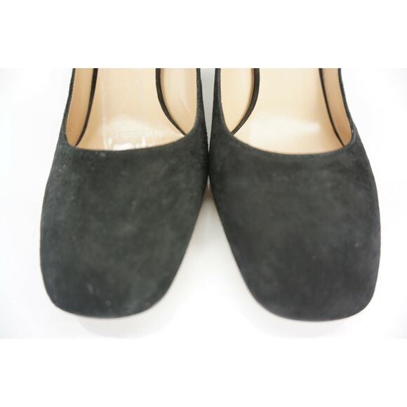 Valentino Black Suede Plum Ankle Wrap Sandals Size 36.5 Strappy $995 Heels NIB - Picture 3 of 11